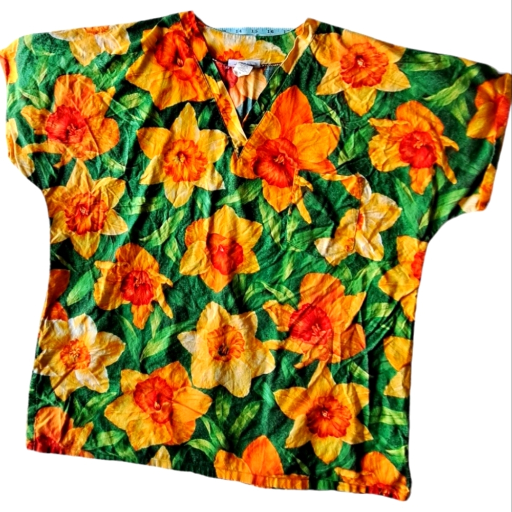 Mad About Scrubs Daffodil Top